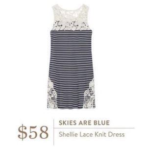 Skies are Blue Shellie Lace Knit Dress